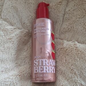 PINK Victoria's Secret Juicy Strawberry Body Oil